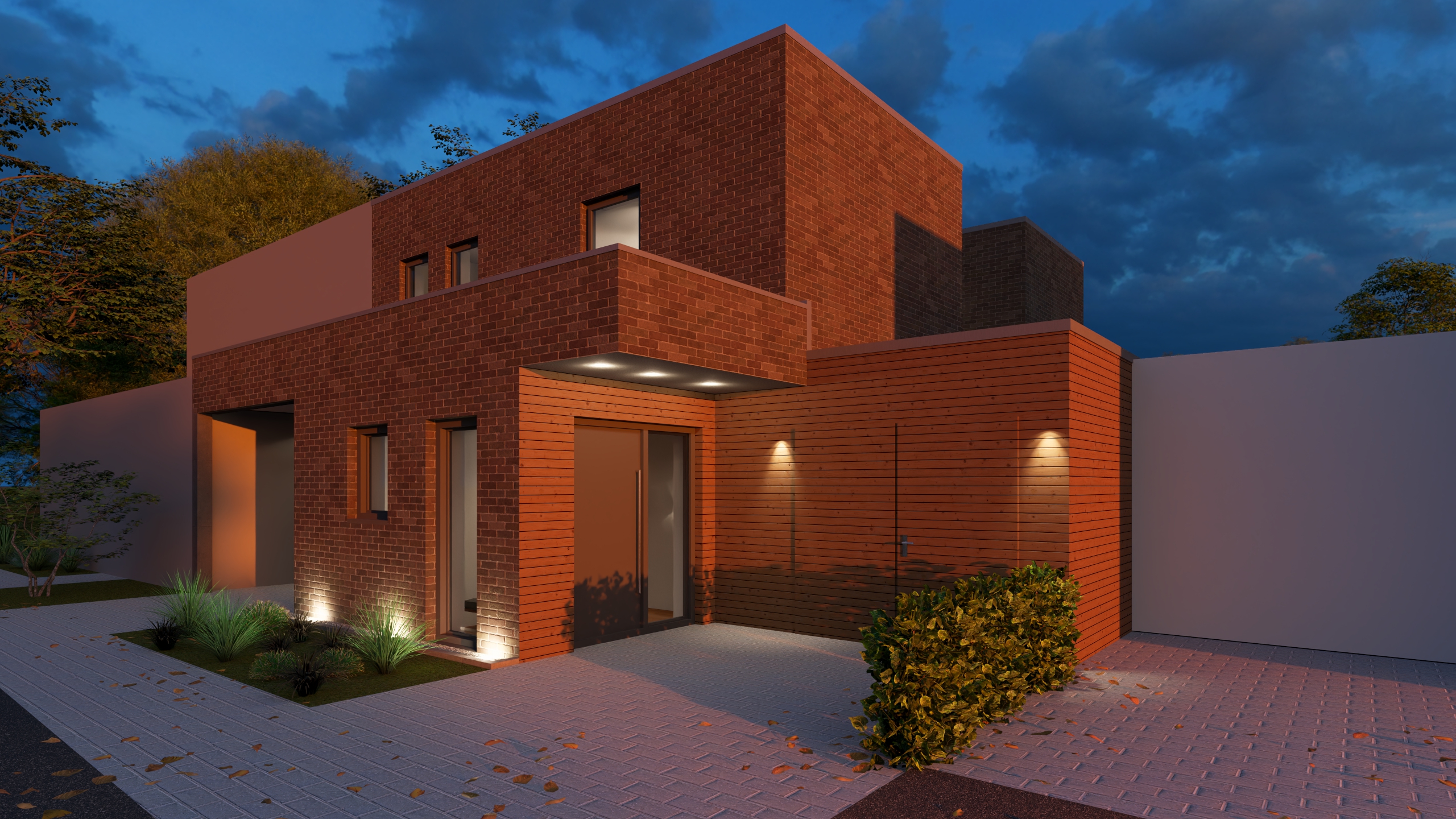 Neubau einer Doppelhaushälfte in Kevelaer-Winnekendonk