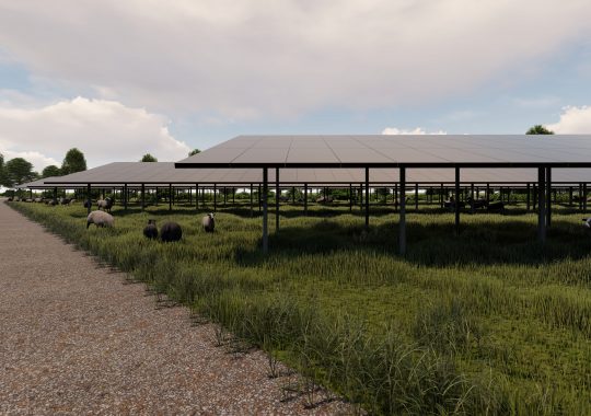 Agri-PV-Freiflächenanlage